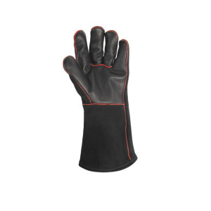 Кожаные жаропрочные перчатки для гриля Weber 17896. Photo 3