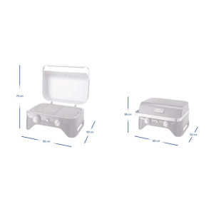 Гриль газовий портативний BBQ ATTITUDE 2100 LX чорний 2000035660. Photo 3