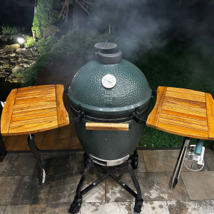 Крылья для керамического гриля Big Green Egg M деревянные 120670. Photo 2