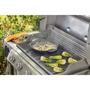 Сковорода ВОК со вставкой-пароваркой и крышкой Gourmet BBG System Weber 8856. Photo 2
