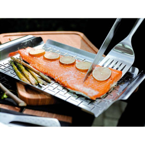 Поддон широкий из нержавеющей стали Weber 6435. Photo 3