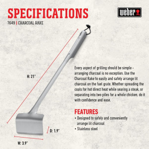 Кочерга для гриля Weber 7649. Photo 3