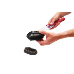 Щетка для чистки гриля с силиконовой ручкой с контейнером для воды Grill Pro 77675. Photo 2