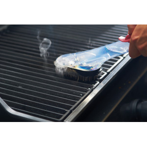 Щетка для чистки гриля с силиконовой ручкой с контейнером для воды Grill Pro 77675. Photo 2