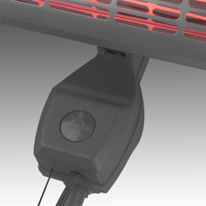 Электрообогриватель вертикальный / навесной Eurom QT 1800 S GOLDEN 334166. Photo 3