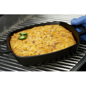 Квадратная чугунная сковорода-гриль 24 см Grill Pro 91658. Photo 3