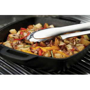 Квадратная чугунная сковорода-гриль 24 см Grill Pro 91658. Photo 2