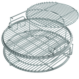 Решетка многофункциональная на 5 уровней для гриля Big Green Egg XL, стальная 121226