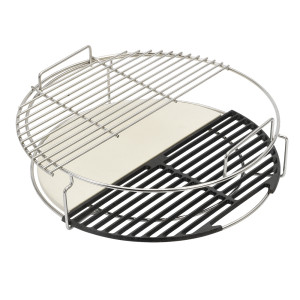 Решетка многофункциональная на 5 уровней для гриля Big Green Egg XL, стальная 121226. Photo 2