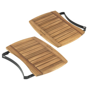 Столики (крылья) для керамического гриля Big Green Egg L деревянные из акации 121127