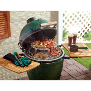 Решетка для гриля Big Green Egg XL, стальная двухуровневая 121219. Photo 3