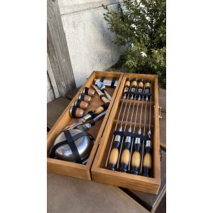 Подарочный Набор шампуров Есаул ручной работы-1632128476. Photo 3