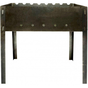 Раскладной Мангал Турист походный на 8 шампуров 0.5мм 2кг-МТ-8/0,5. Photo 2