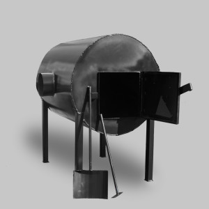 Печь Брест 500 (Булерьян Тип 03) с горизонтальными тепловыми выходамы Daddy Smoke-30010050. Photo 2
