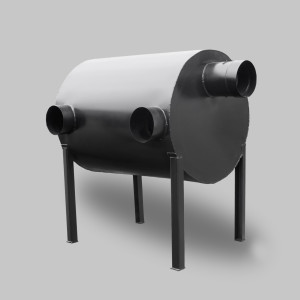 Печь Брест 500 (Булерьян Тип 03) с горизонтальными тепловыми выходамы Daddy Smoke-30010050. Photo 3