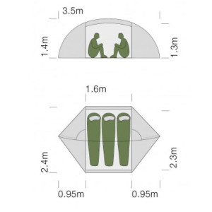 Палатка Exped Orion III Extreme. Photo 3