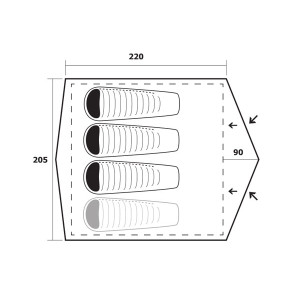Палатка Trimm Largo. Photo 3