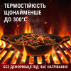 Чугунная сковорода WOK Gusskönig 36 см + термо рукавицы + кулинарная книга и щетка очиститель 170189