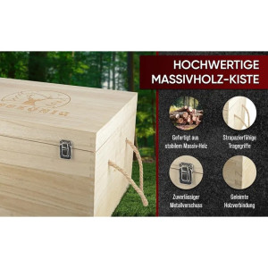 Чугунный набор в деревянной коробке Gusskoenig. Photo 2