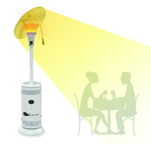 Газовый обогриватель Sahara HEAT FOCUS 15 кВт белый с рефлектором 40101. Photo 3