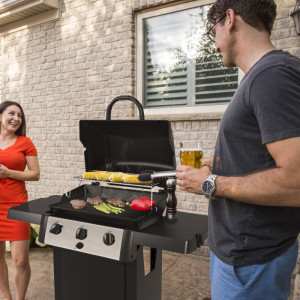 Газовий гриль Broil King BK 310 чорна кришка 932353. Photo 2