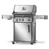Газовый гриль Napoleon Rogue PRO 425 с боковой горелкой SIZZLE ZONE, нержавеющая сталь-RP425SIBPSS-2