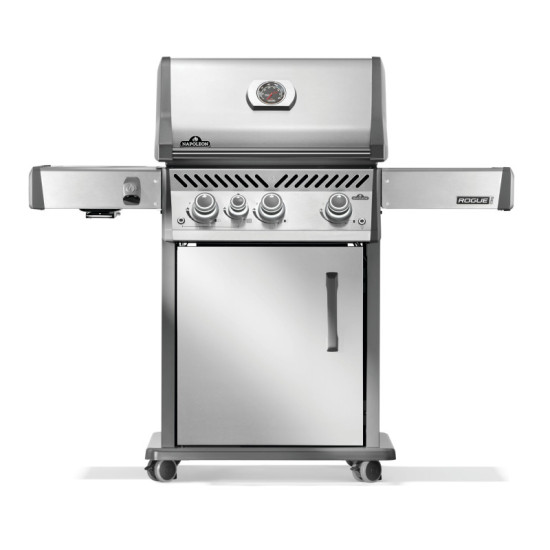 Газовый гриль Napoleon Rogue PRO 425 с боковой горелкой SIZZLE ZONE, нержавеющая сталь-RP425SIBPSS-2
