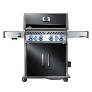 Газовий гриль Napoleon Rogue PRO S 525 з бічним пальником SIZZLE ZONE, рожен в комплекті-RPS525RSIBPK -2