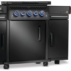 Газовый Гриль PHANTOM Napoleon PRO-S 425 инфракрасная горелка SIZLE-ZONE, нержавеющая сталь Вертель в комплекте, 2 тумба в черном цвете RPS425RSIBPK-2-PHM-2. Photo 2