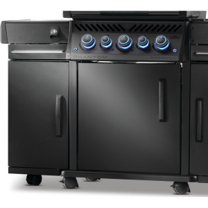 Газовый Гриль PHANTOM Napoleon PRO-S 425 инфракрасная горелка SIZLE-ZONE, нержавеющая сталь Вертель в комплекте, 2 тумба в черном цвете RPS425RSIBPK-2-PHM-2. Photo 3