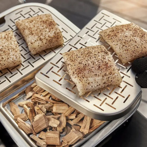 Гриль электрический Weber Lumin Compact, красная крышка 91040979. Photo 3