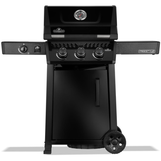 Гриль газовый Napoleon FREESTYLE 365 фантом черный, с боковой конфоркой F365DSBPK-1-UA