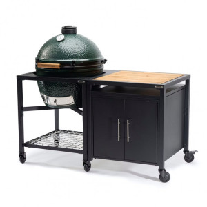 Керамический Гриль угольный BIG GREEN EGG XLARGE в столе с тумбой big_green_egg_xlarge_so_stolom