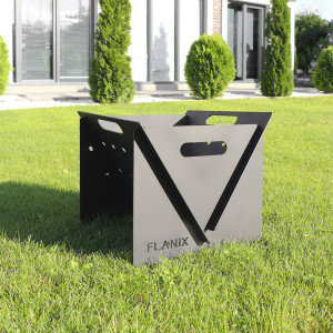 Костровая чаша для огня Flanix CAMPFIRE + решетка гриль - campfire. Photo 2