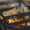Костровая чаша FLANIX Crate + решетка гриль crate