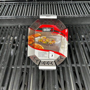 Противень из нержавеющей стали перфорованный для гриля Weber 6677. Photo 2