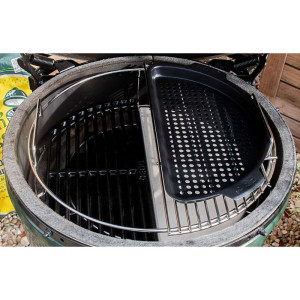 Плита полукруглая для BGE гриля L, керамическая 121035. Photo 3