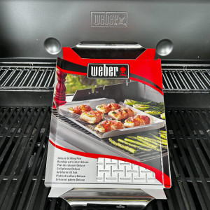 Поддон с сеткой для овощей глубокий с нержавеющей стали Weber 6434. Photo 2