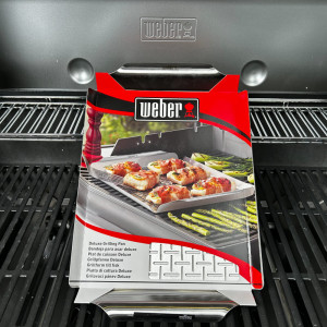 Поддон с сеткой для овощей глубокий с нержавеющей стали Weber 6434. Photo 3