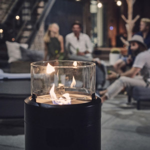 Уличный газовый камин Enders NOVA LED L Black-5601. Photo 3