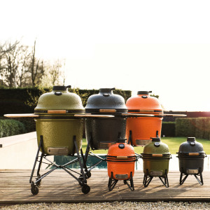 Керамический гриль BergHOFF Medium, зеленый 40 см 8500275. Photo 2